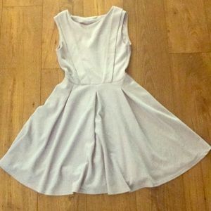 Purple dress with cut out in back